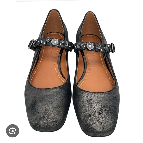 Coach floral stud Mary Janes - Picture 9 of 9